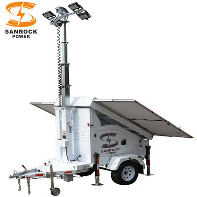 comprar Monocristalino solar híbrido torre de luz remolque torre de luz tiempo de carga 7,8 horas online manufacture
