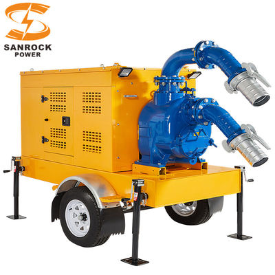 comprar Silencio de la bomba de riego de auto-priming remolque de la bomba de agua de fácil movimiento de auto-imbición online manufacture