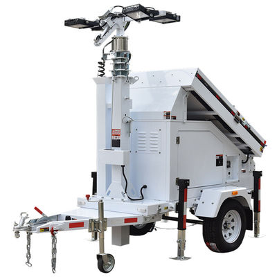 comprar 19.2 Horas de Funcionamiento Torre de Luz Solar de Eje Único Ecológica para Eventos al Aire Libre y Vigilancia online manufacture