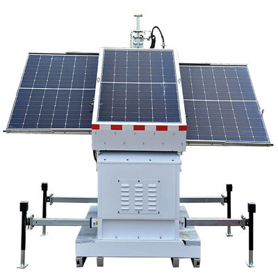 comprar Torre de luz solar portátil Torre de vigilancia Iluminación Operaciones mineras Torre de iluminación móvil online manufacture