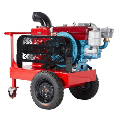 comprar Bomba autocebante para aguas residuales, remolcable, bomba de agua, motor de 5,5 KW, bomba diésel para riego online manufacture