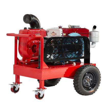 comprar Bomba de agua móvil barata Flujo de 25 m3/h Bomba de autoencendido de peso ligero Bomba de agua de motor diésel online manufacture