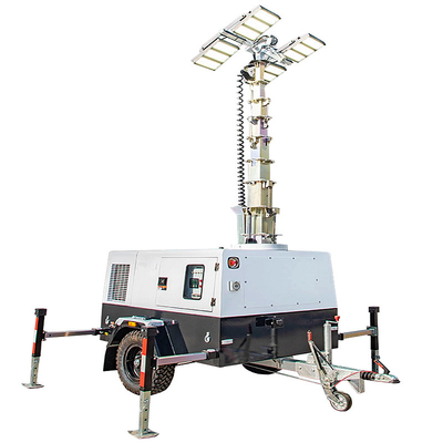 comprar Diesel Light Tower Generator 9m 12m High Mast Light Tower Emergency Portable Light Tower online manufacture