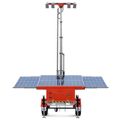 comprar Integrated Solar Light Tower Working Time 36 Hours Powerful Solar Lights Outdoor Events Trailer Light Tower online manufacture