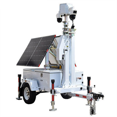 Comprar Torre de luz generadora aprovechando la energía solar cámaras de vigilancia de luz solar móvil online manufacture
