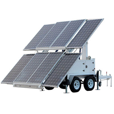 comprar Torre de luz solar LED a prueba de agua IP65 Eventos al aire libre Controles automáticos Torre de luz hidráulica online manufacture