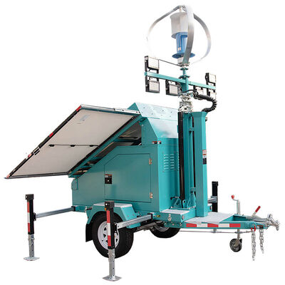 comprar Luz solar de calle duradera Batería de litio Torre de luz solar móvil Operaciones agrícolas Torre de luz solar simple online manufacture