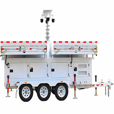 comprar Cámara de vigilancia giratoria Torre de luz solar Batería duradera Torre de luz industrial Torre de luz solar Precio online manufacture