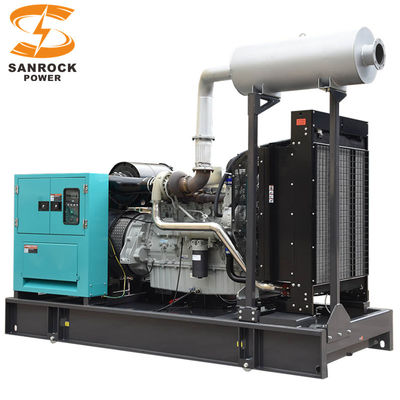 Generador diesel de 50 Hz de alto rendimiento con marco abierto Generador diesel de 500 KVA Dg Conjunto de enfriamiento por agua