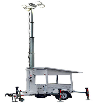 Torre de iluminación móvil de emergencia con energía solar