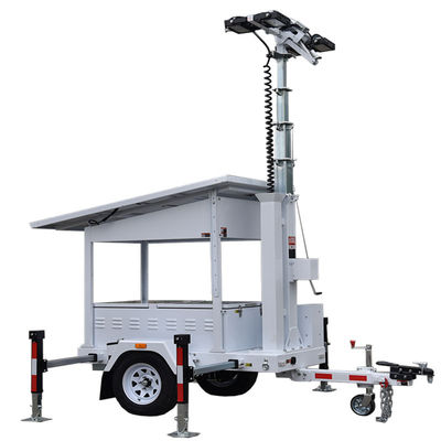 7M Mast Single Axle Batería duradera Torre de luz solar Operaciones mineras Torre de luz móvil fabricantes