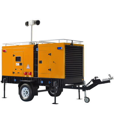 Sistema de control integrado Bomba de agua silenciosa Tanque de combustible 450L Tratamiento de aguas residuales Bomba de riego diesel