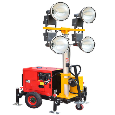 Portable LED Light Towers Outdoor Light Tower Frequency 50/60 Hz Diesel Light Tower for Events