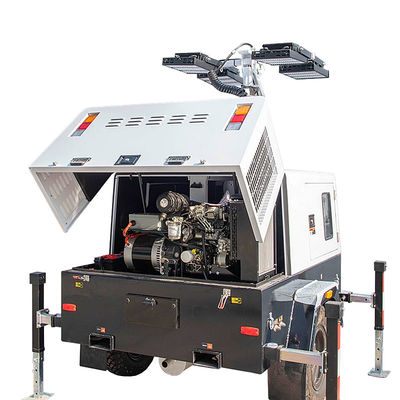 Torre de luz diésel telescópica Torre de luz hidráulica Torre de luz portátil para exteriores en venta