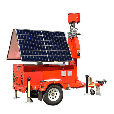 Trailer Mounted Lighting Tower Renewable Energy Technologies Solar Powered Generator Industrial Light Tower