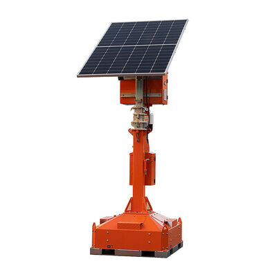 Simple Solar Light Tower Quick Deployment  Mast Height 3.5M Quick Deployment Telescopic Solar LED Light Tower