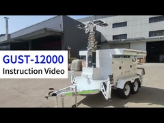 EEco Amigable Torre de luz solar Eventos Fuera Torre de luz vigilancia Torre de luz móvil