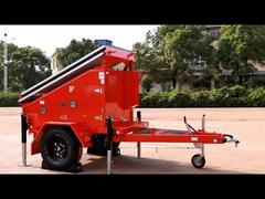 Torres de iluminación solar Ángulo de haz 360° Luces solares de alto rendimiento Sitios de construcción Iluminación solar portátil