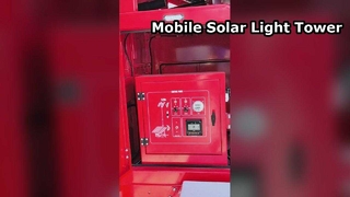 Torre de vigilancia móvil CCTV Estacionamientos Torre de luz telescópica de seguridad 7mast que levanta Ligh solar
